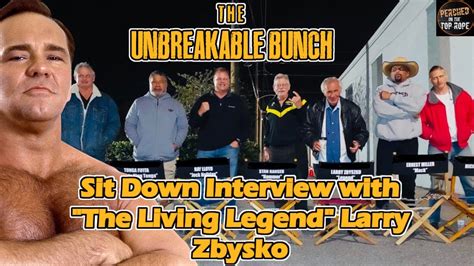 wwe hall of famer larry zbyszko speaks about upcoming 2023 film the unbreakable bunch youtube