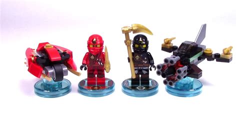 Lego Dimensions Ninjago Team Pack Review Kai And Cole Set 71207 Youtube