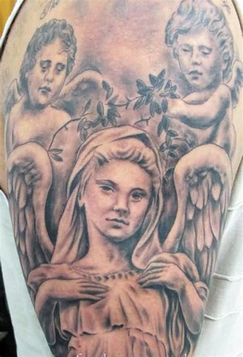 63 Fantastic Shoulder Angel Tattoos Shoulder Tattoos