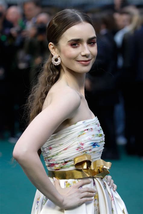 Lily Collins At Tolkein Premiere In London 04292019 Hawtcelebs