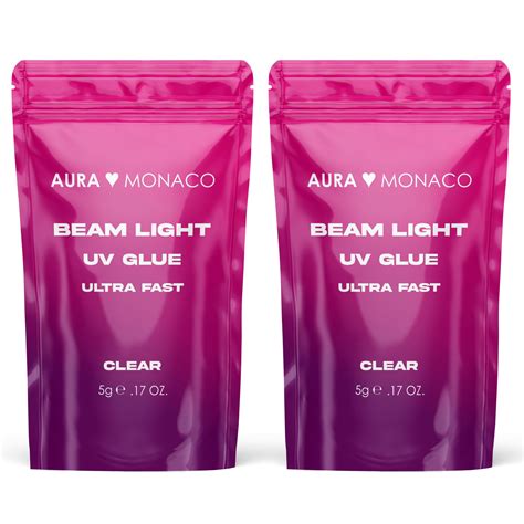 Beam Light UV Lash Glue Super Fast - Double Savings Kit - AURA Monaco