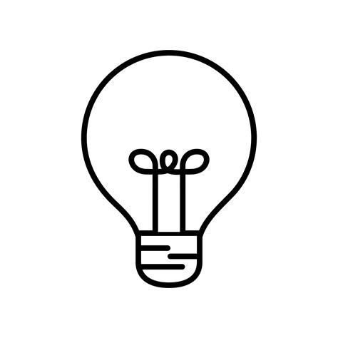 Light Bulb Icon 652617 Vector Art At Vecteezy