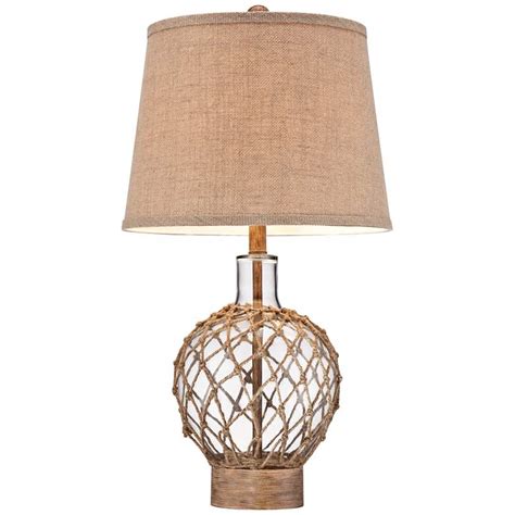 Rope And Glass Jug Table Lamp X0316 Lamps Plus