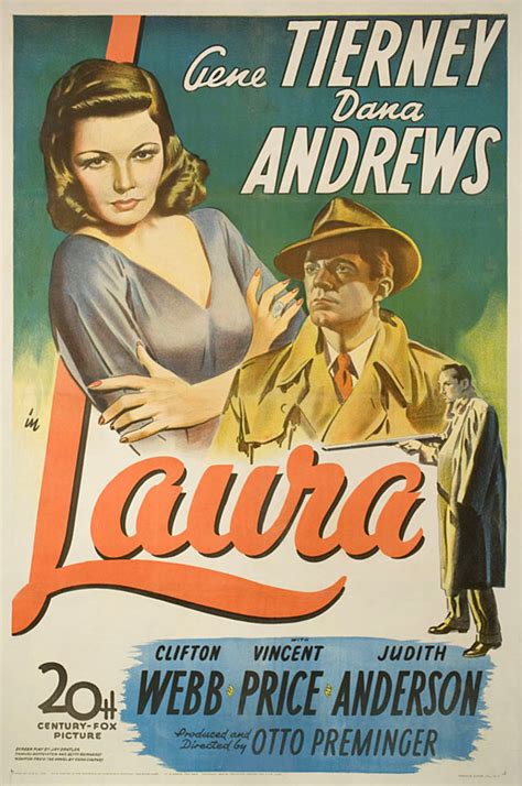 Laura Original 1944 Us One Sheet Movie Poster Posteritati Movie