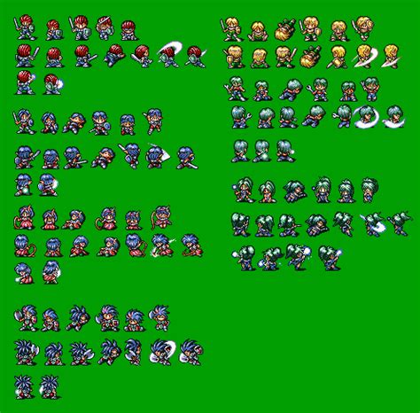 SNES - Lufia 2: Rise of the Sinistrals - Battle Sprites (Beta) - The ...