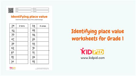 Identifying Place Value Worksheets