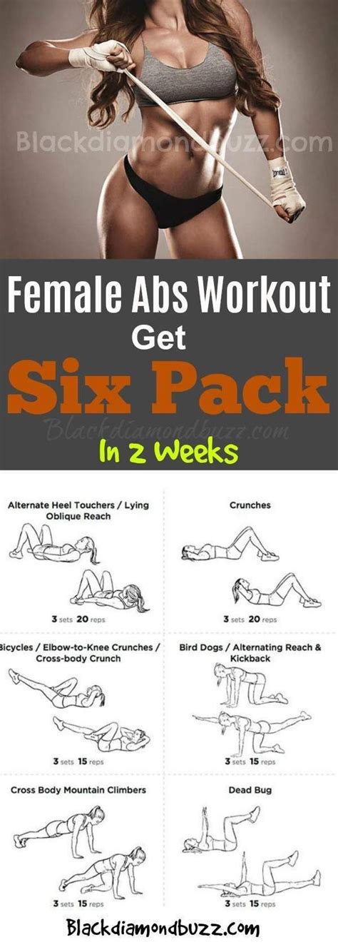 The one mistake that women often make is trying to target a specific area of their body with certain machines at the really push the middle part of your upper back towards the sky to keep a solid foundation for your upper body. Female Abs Workout-Get Six Pack In 2 Weeks and Tone your ...