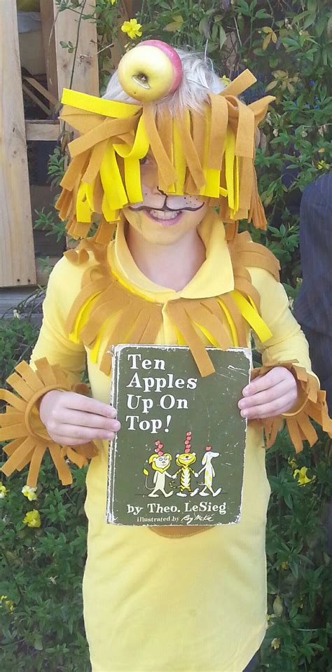 Adorable apple hat for those crisp fall days. Lion from 10 apples up on top, Book Week 2016 | Book week ...