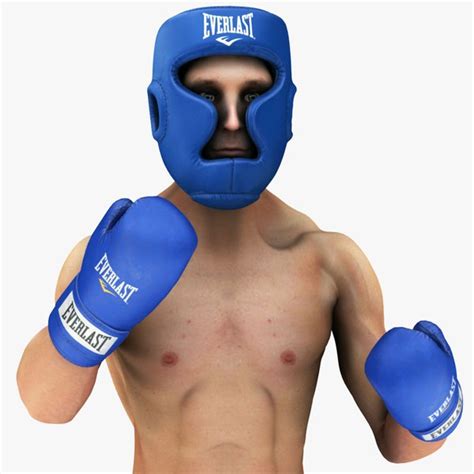 Boxer Man 2 Fighting Pose Model Turbosquid 1956750
