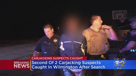 Two Carjacking Suspects In Custody After Chase Crash Manhunt Youtube