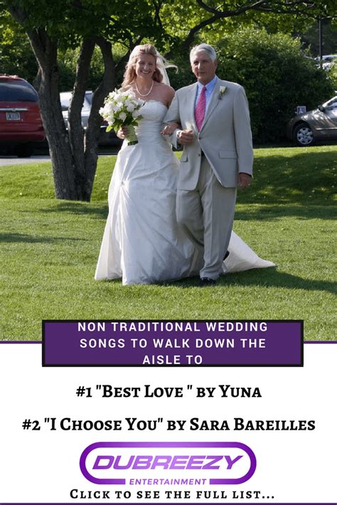 I was originally going to walk down the crystal by fleetwood grass but now i'm considering have the bridal party walk down to that instead, i just can't find a country song that is slow it's a little young, but we loved it and it fit our wedding style… maybe because we walked down the aisle together. Non Traditional Songs To Walk Down The Aisle To | Wedding DJ