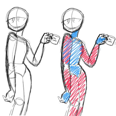 Can You Do A Tutorial On How You Do Your Anatomy Drawing Poses Drawing Reference Drawing Base