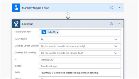 Using Power Automate To Edit Jira Issue