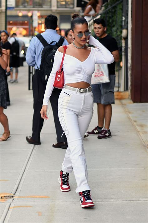 bella hadid leaving her sister s apartment in nyc 07 20 2017 celebmafia