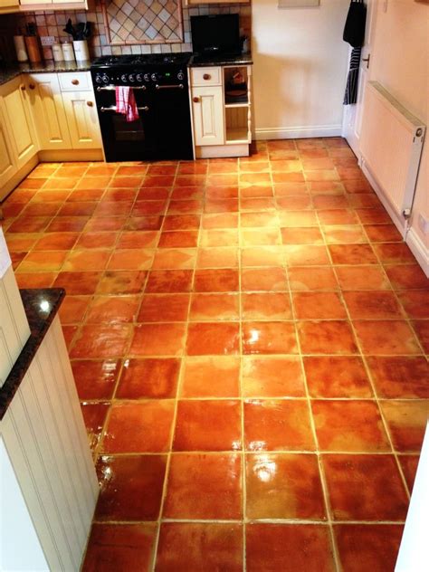 Clay Tile Floor Terracotta Bathroom Floor Terracotta Floors Saltillo Tile Kitchen Kitchen