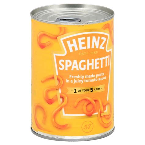 Heinz Spaghetti In Tomato Sauce Shop Pantry Meals At H E B