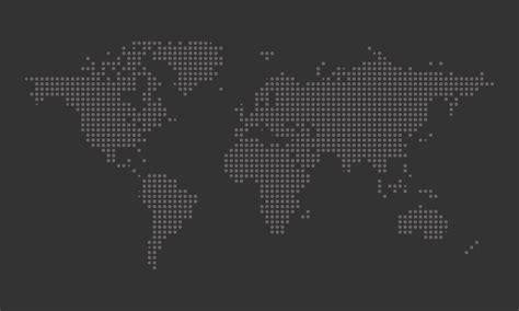 Free Dotted World Map Free Vector Download Freeimages
