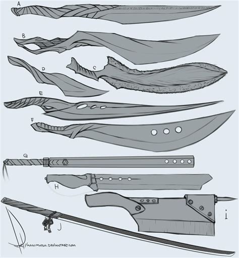 Drawingbundle 3 Sword Designs By Kaniphish On Deviantart
