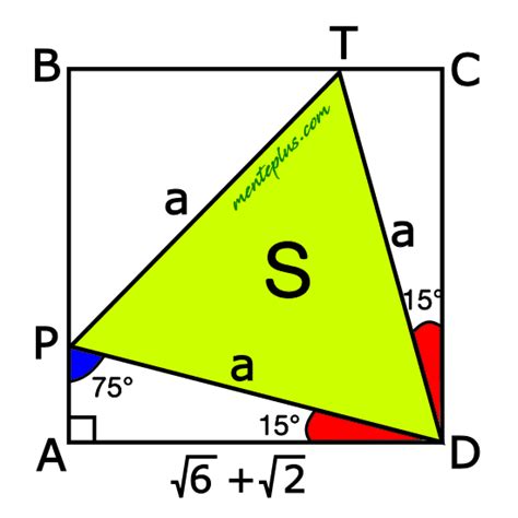 Formula Para Calcular Area De Un Triangulo Equilatero Printable