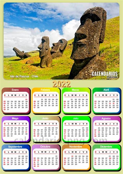 Calendario 2022 Chilie Con D 237 As Festivos Para Imprimir