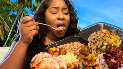 i ate only caribbean food for 24 hours challenge youtube