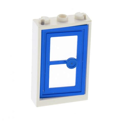 1x Lego Door Frame White 1x3x4 Door Sheet Blue 1x3x4 Frame House 7930 ...