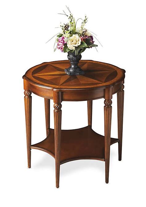 Butler Specialty Company Jeanette Plantation Cherry Oval Accent Table