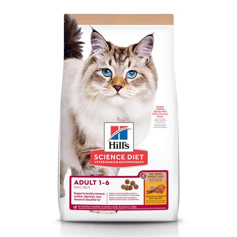 Hills Science Diet No Corn Wheat Soy Chicken Flavor Dry Cat Food 7