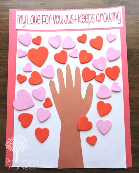 Valentine's Day Heart Tree {Preschool Craft} | Our ...