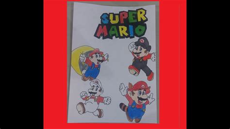 Como Dibujar A Mario Bros Youtube