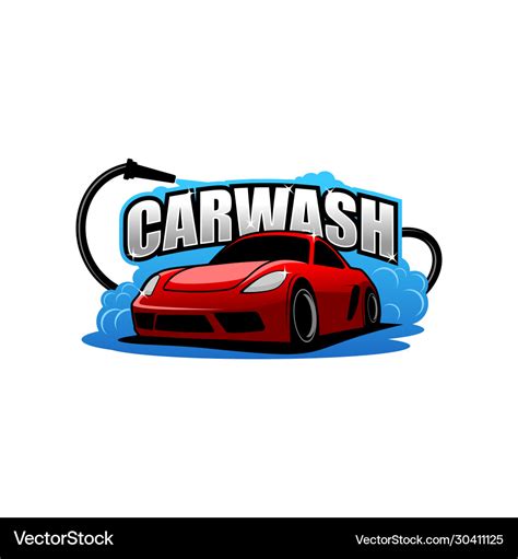 Car Wash Logo Royalty Free Vector Image Vectorstock