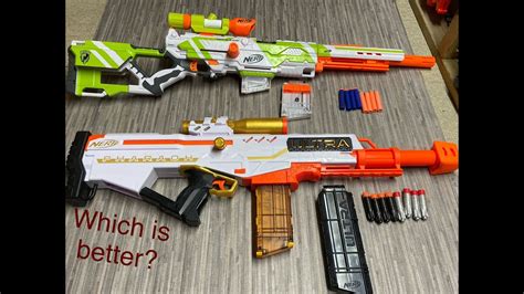 Which Is Better Nerf Ultra Pharaoh Or Nerf Modulus Long Strike Sniper
