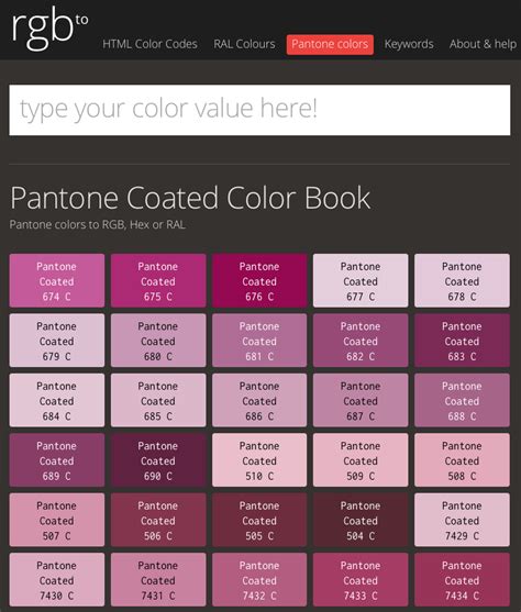 Understanding The Pantone To Paint Color Converter Tool Paint Colors