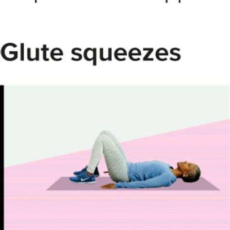 Glute Squeezes Exercise How To Workout Trainer By Skimble