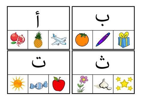 بطاقات تمييز الحروف العربية لتعليم الاطفال بطريقة ممتعة المعلمة أسماء Bb6
