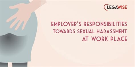 An Employers Legal Obligations In Cases Of Sexual Harassment At Workplace Legawise
