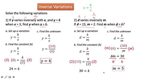 Inverse Variation and its Application - YouTube