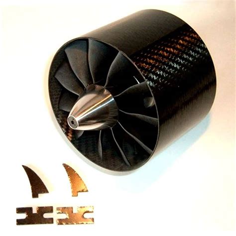 Ducted Fan Edf Jetfan 110 Pro Ejets 110mm Carbon Adapt 8mm Turbines Rc