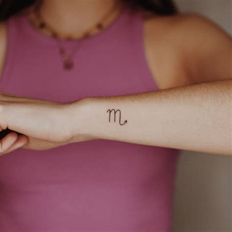 Scorpio Zodiac Tattoo