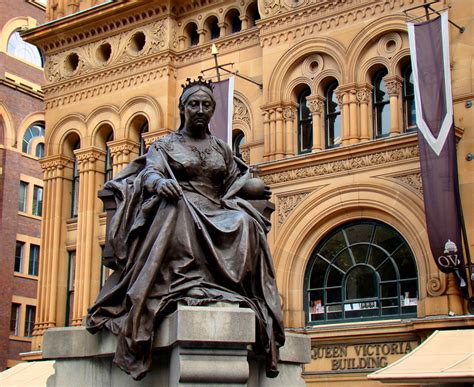 Story Of The Statue In Front Of Sydneys Queen Victoria Building