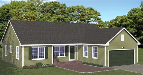 House Plan 40677 Order Code Pt104 Ranch Traditional Plan With 1380
