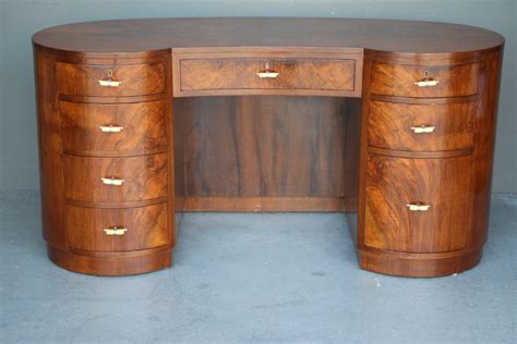Buy Rare Art Deco Curved Desk Original 1930 From Antiques And Design Online