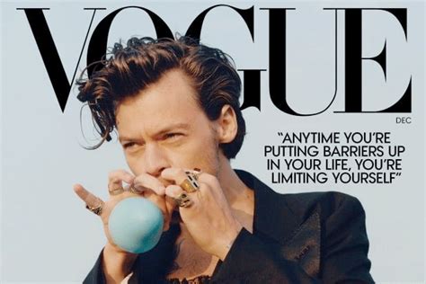 Vogues First Male Cover Star Harry Styles Proves Fashion Mag Can Go
