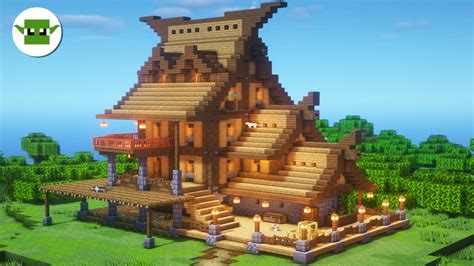 My house inside a house! Minecraft Rustic House with Shop | Minecraft Building ...