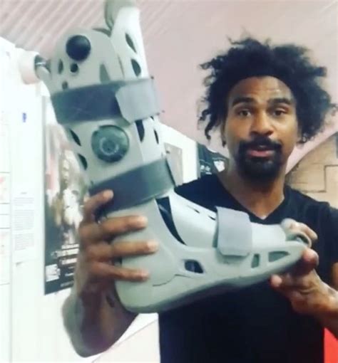 David Haye Takes Steps Without Protective Boot After Rupturing Achilles