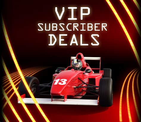 The gift experience generally offers promotion in bellowing category: VIP Subscriber Offers from Knockhill Racing Circuit