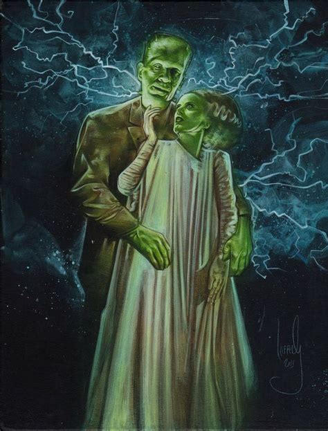 Pin On Love Frankenstein And His Bride