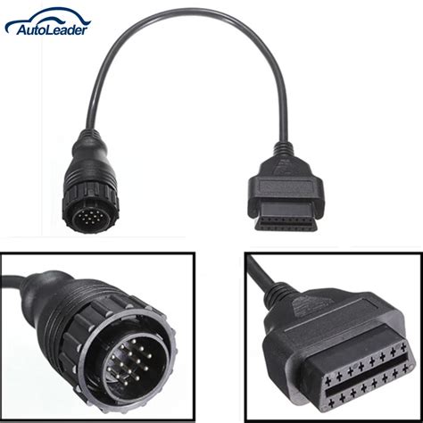 14 Pin To 16 Pin Obd 1 2 Diagnostic Scanner Connector Cable For