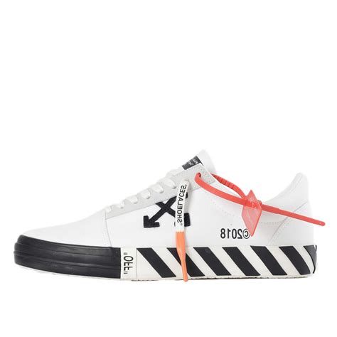 Off White Vulc Low Top Sneakers White Updated Stripes 2018