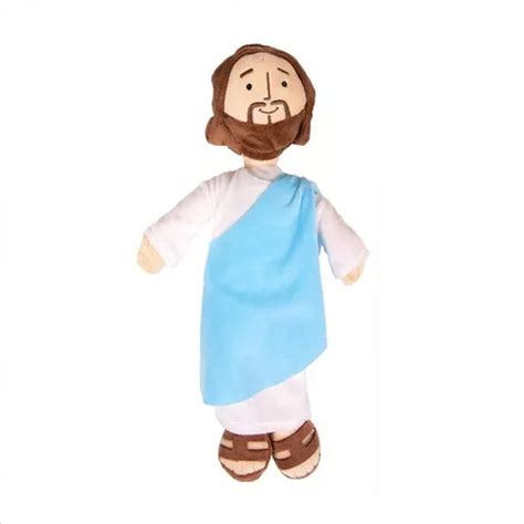Pelucia Jesus Nazare Gospel Brinquedo Boneco Infantil Deus Frete Grátis